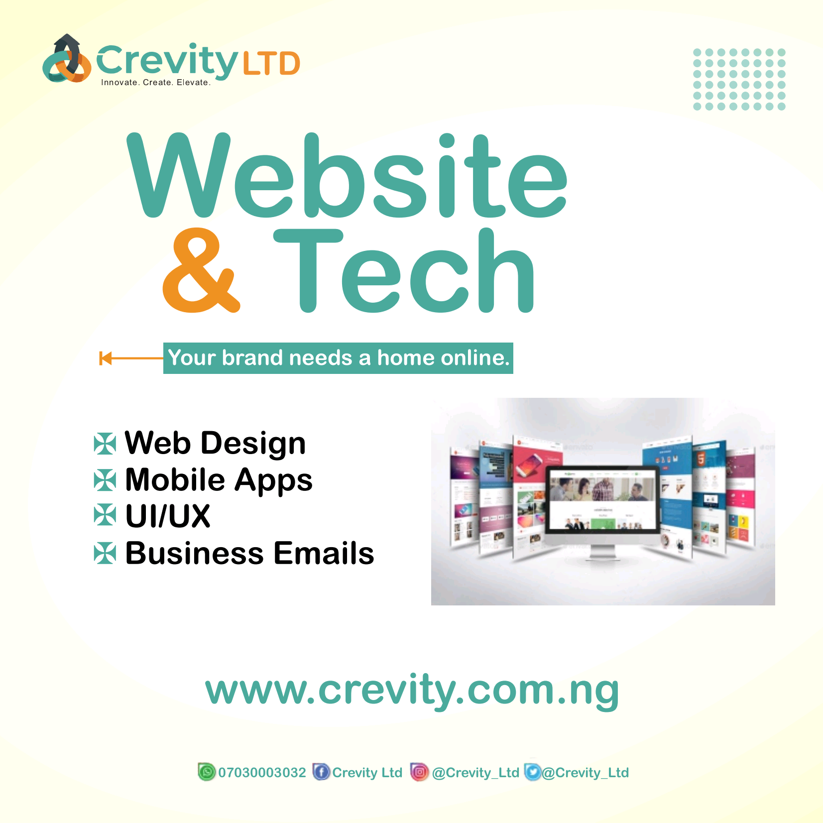 Web and App Development Mockup