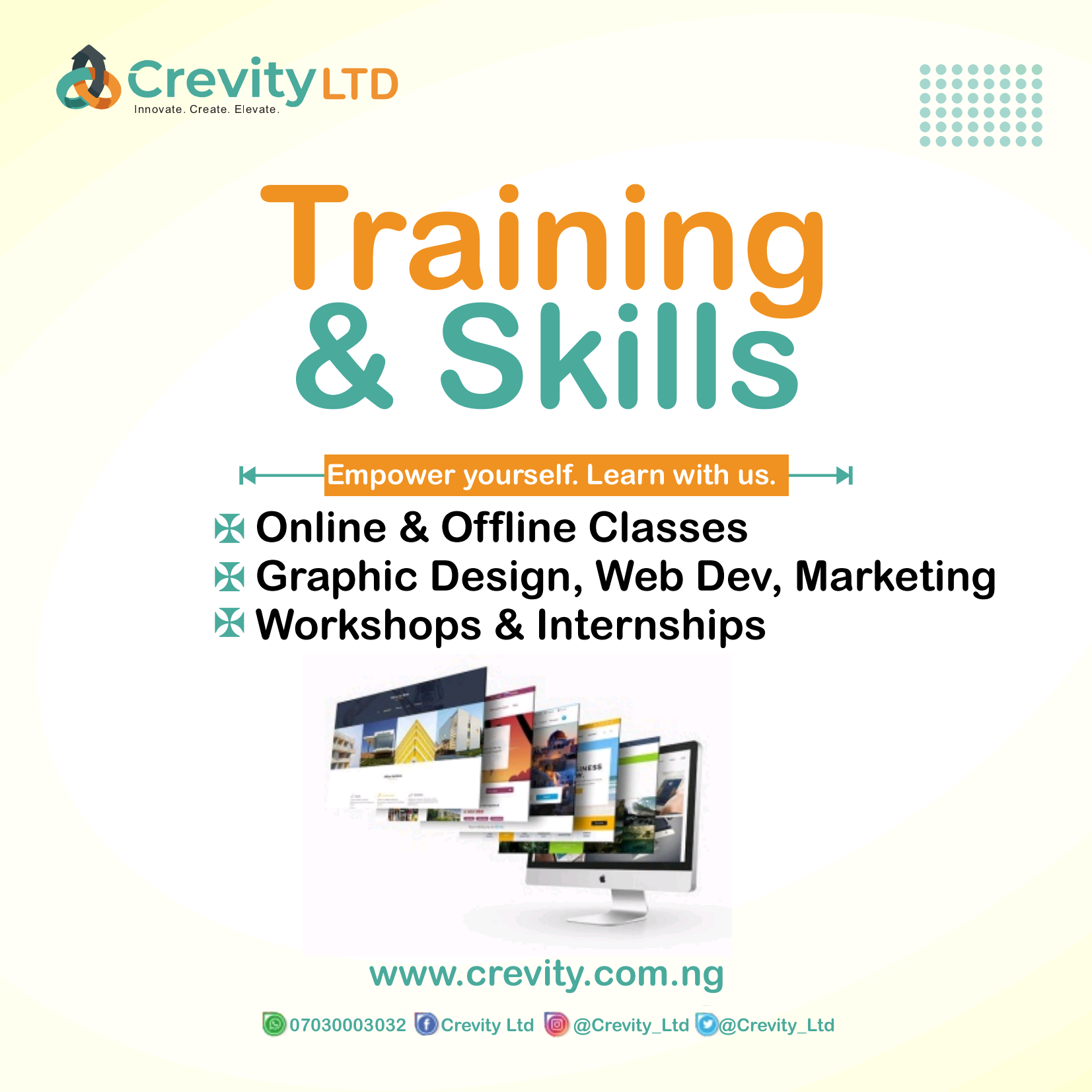 Training and Capacity Building Mockup